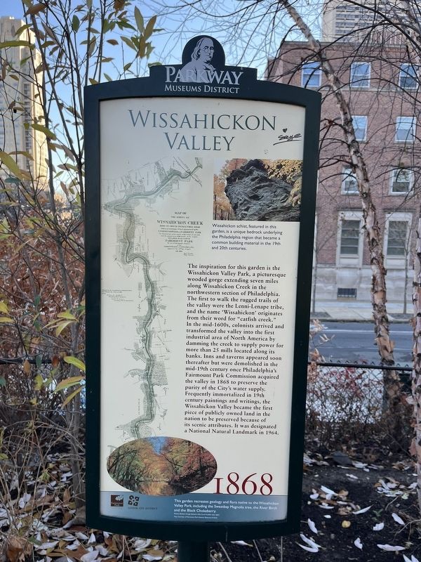 Wissahickon Valley Marker image. Click for full size.