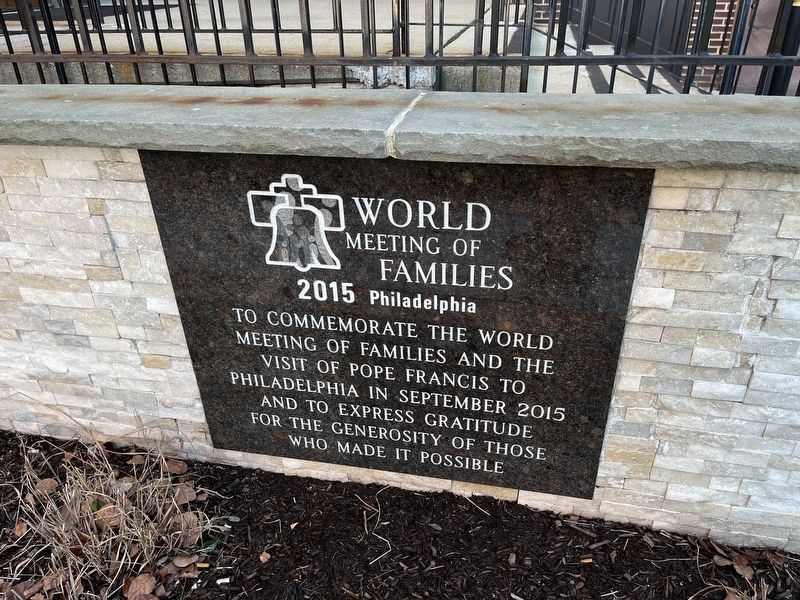 World Meeting of Families Marker image. Click for full size.