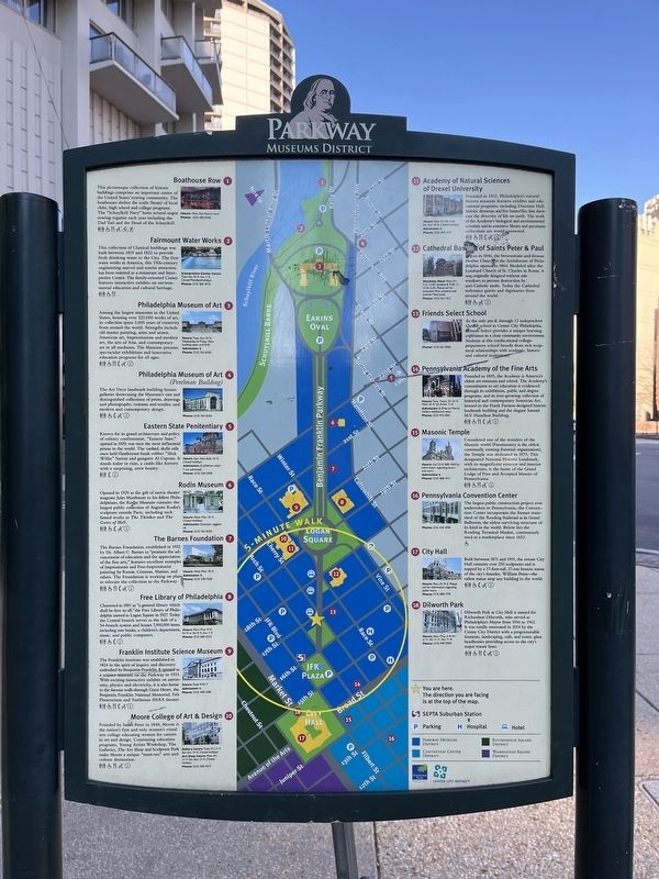 A Grand Plan / Parkway Museums District Marker image. Click for full size.