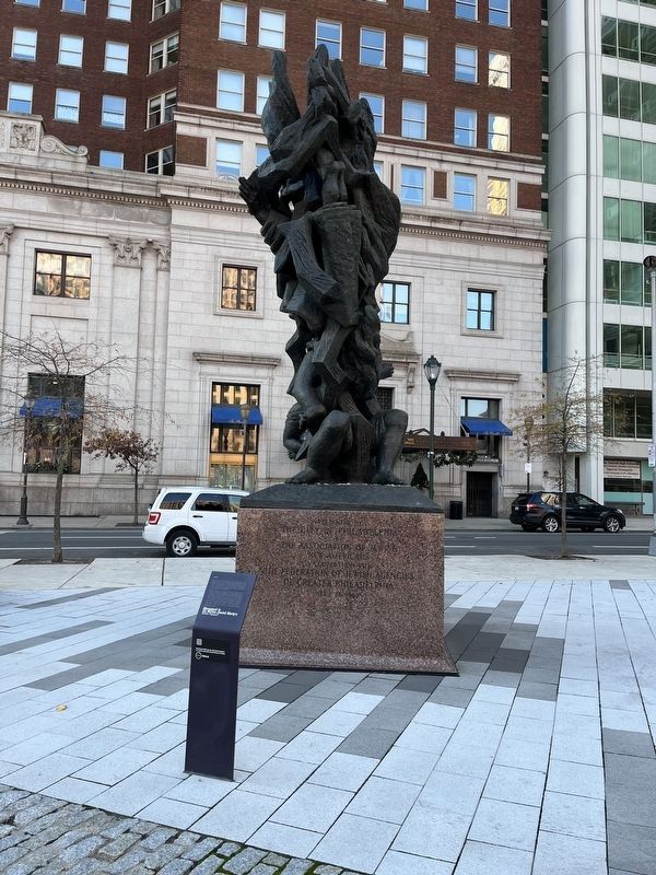 Monument to Six Million Jewish Martyrs Marker. Click for full size. Monument to Six Million Jewish Martyrs Marker image. Click for full size.