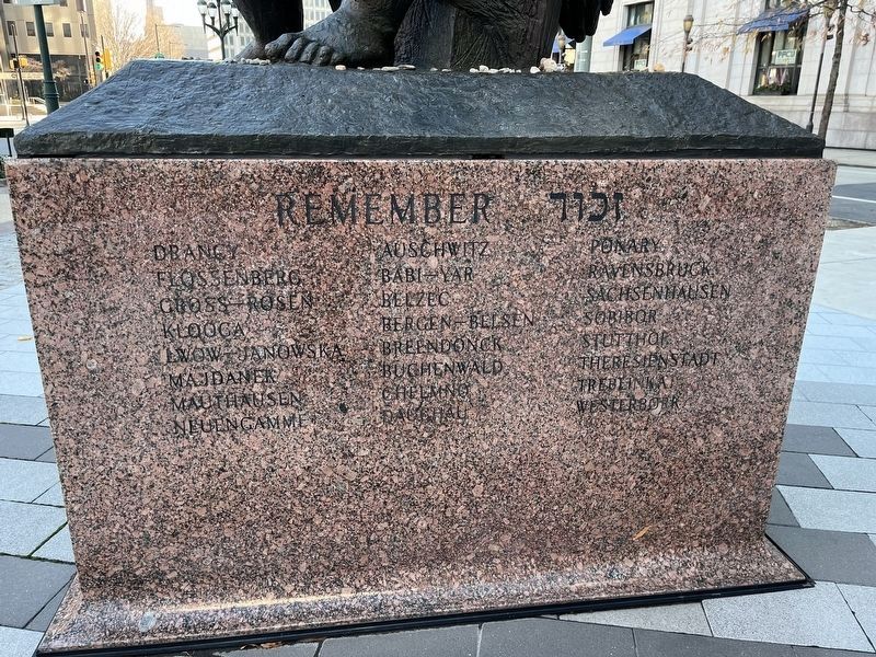 Monument to Six Million Jewish Martyrs Marker. Click for full size. Monument to Six Million Jewish Martyrs Marker image. Click for full size.