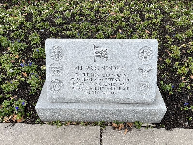 All Wars Memorial Marker image. Click for full size.