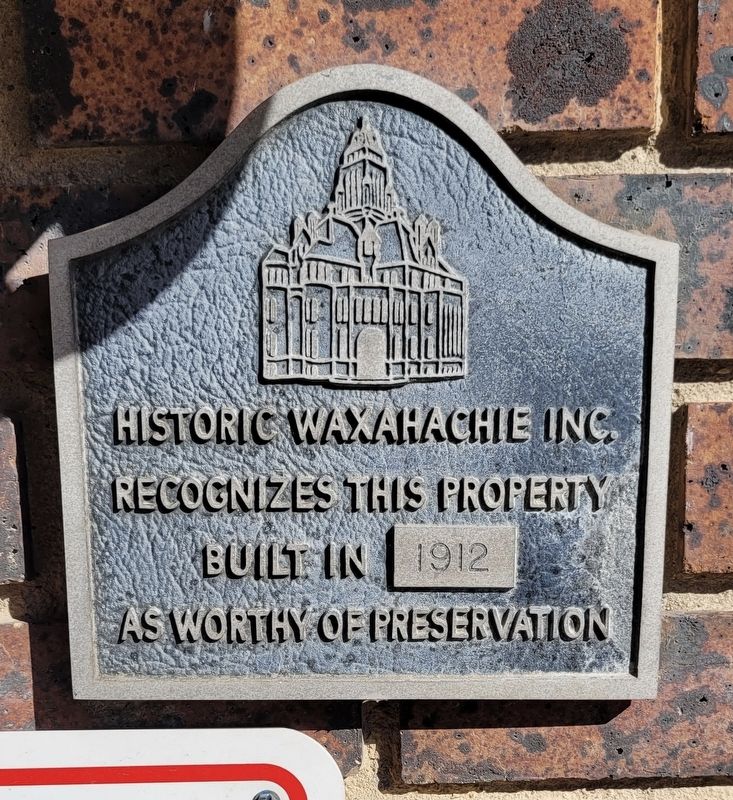 Historic Waxahachie Inc. marker image. Click for full size.