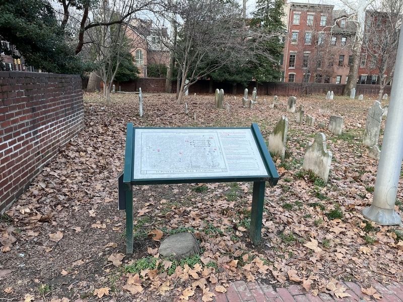 St. Peter's Churchyard Marker. Click for full size. St. Peter's Churchyard Marker image. Click for full size.