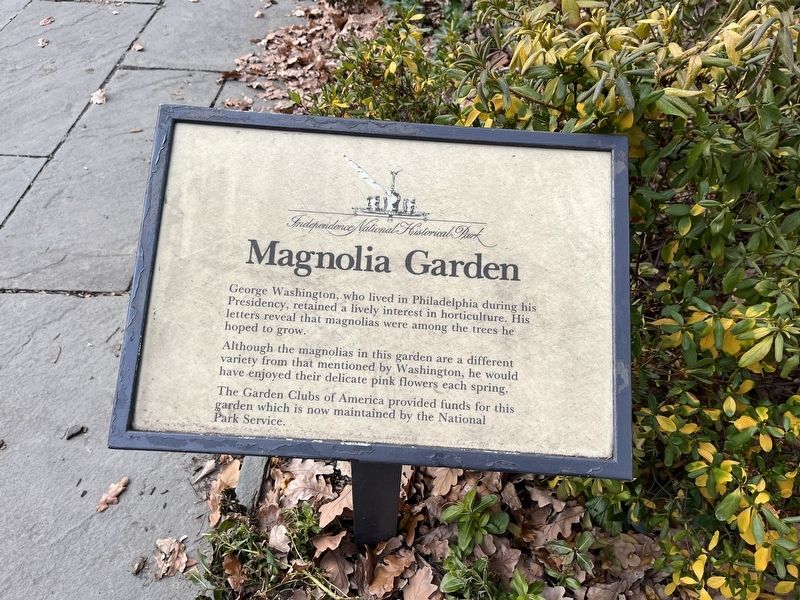Magnolia Garden Marker image. Click for full size.