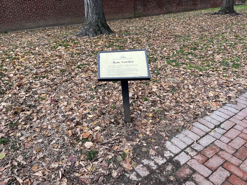 Rose Garden Marker. Click for full size. Rose Garden Marker image. Click for full size.