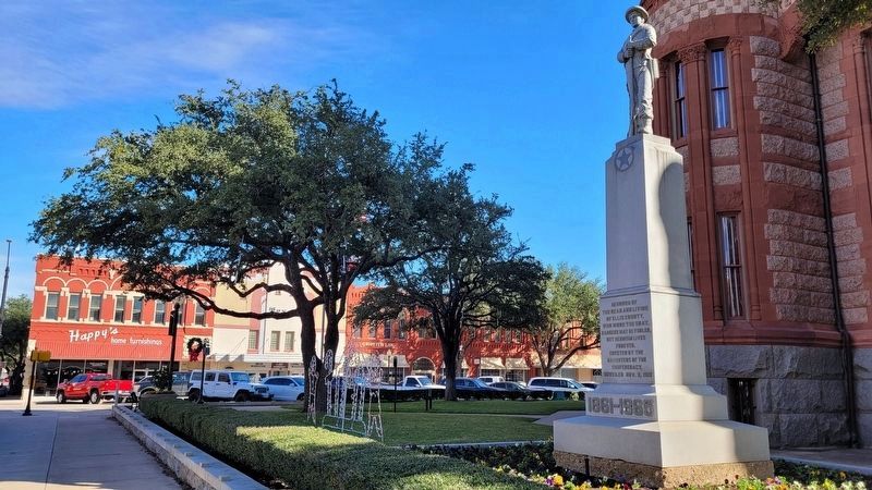 Ellis County Confederate War Memorial. Click for full size. Ellis County Confederate War Memorial image. Click for full size.