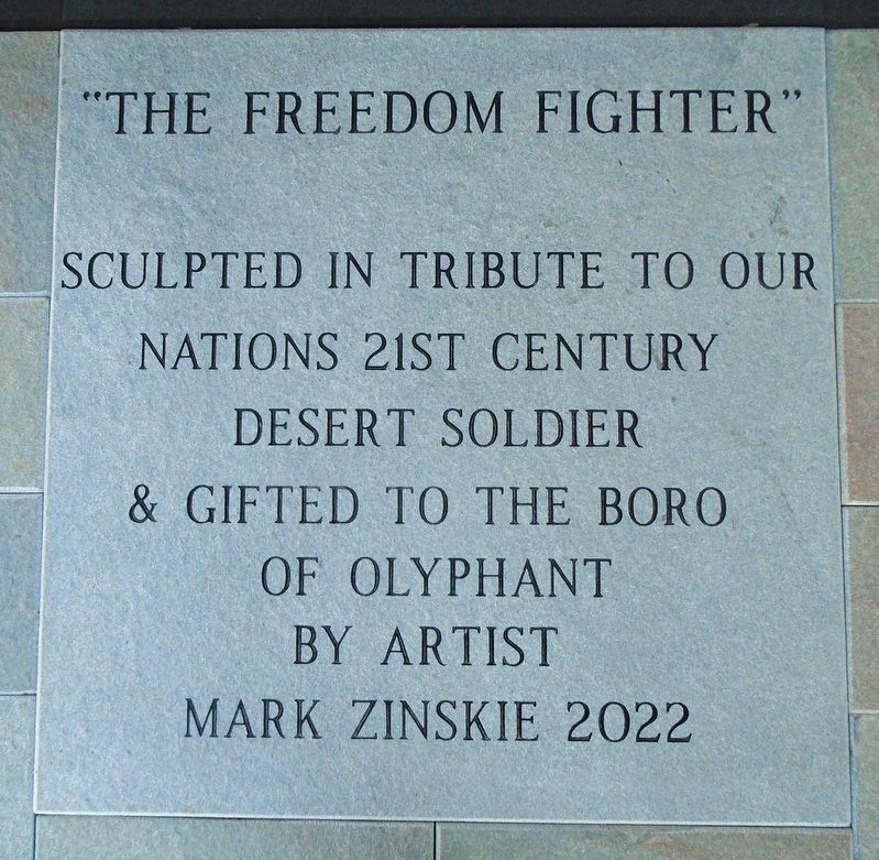 War Memorial Sculpture Dedication image. Click for full size.
