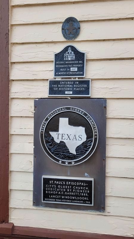 St. Paul's Episcopal Marker image. Click for full size.