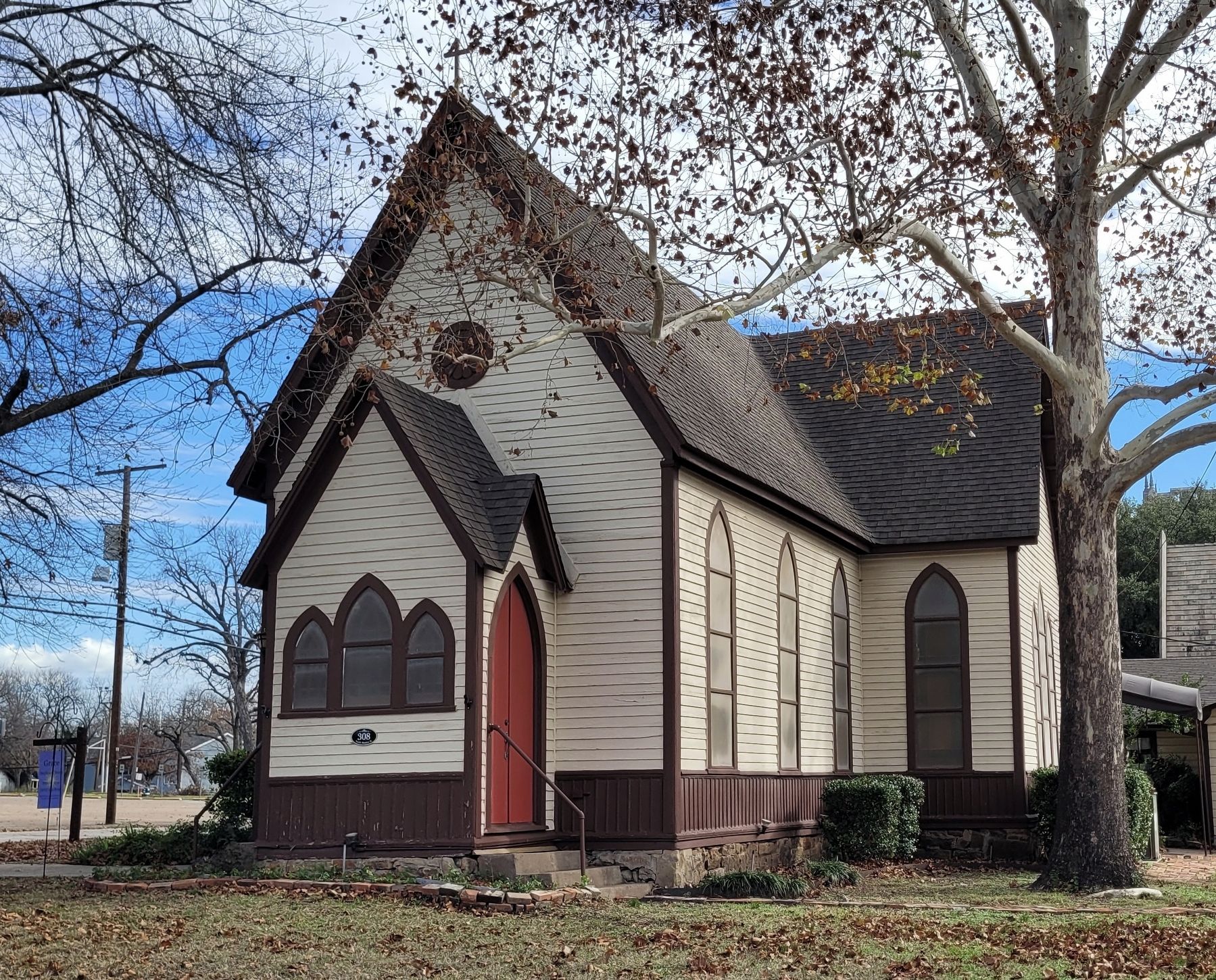 The southwestern view of the St. Paul's Episcopal church image. Click for full size.