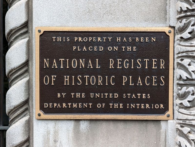 B.F. Jones Memorial Library NRHP Marker image. Click for full size.