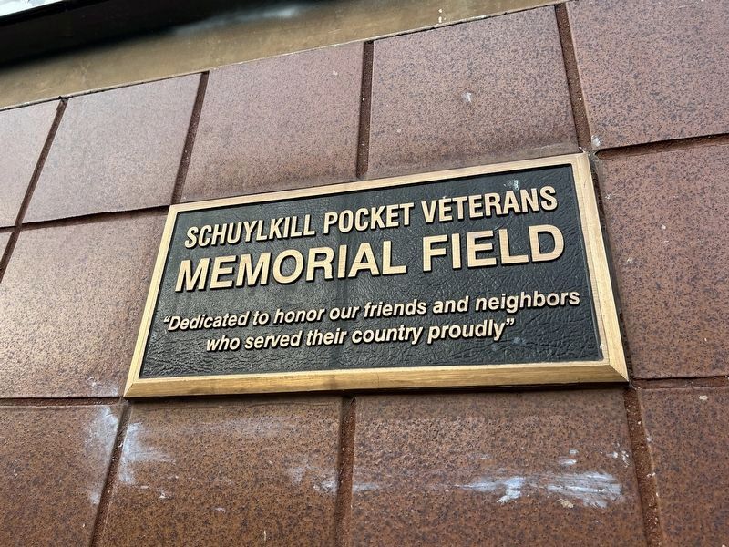 Schuylkill Pocket Veterans Memorial Field Memorial image. Click for full size.