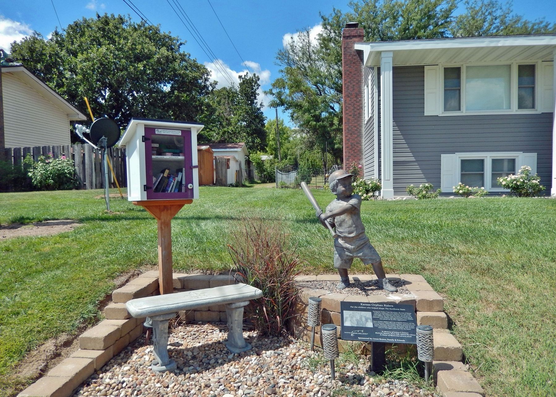 Kansas Orphan Riders Marker image. Click for full size.