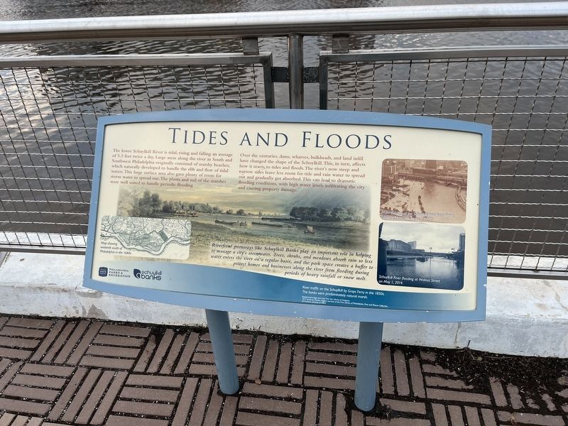 Tides and Floods Marker image. Click for full size.