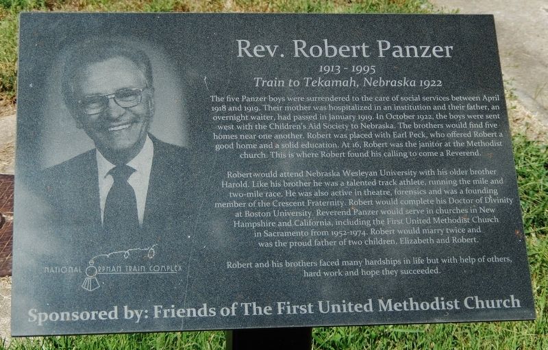 Rev. Robert Panzer Marker image. Click for full size.