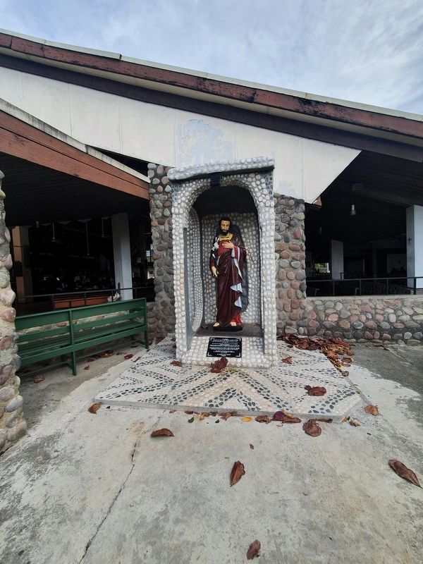 St. Joseph Statue and Marker image. Click for full size.