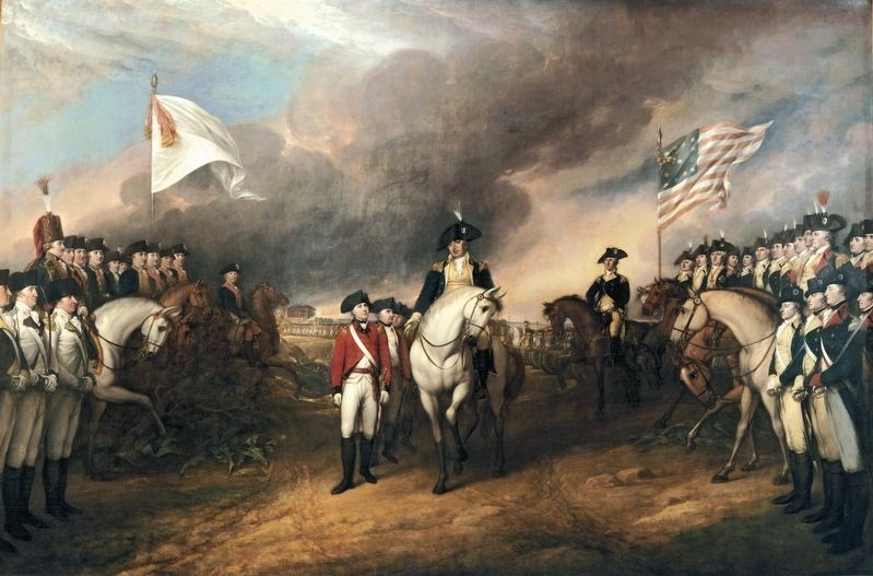 �Surrender of Lord Cornwallis� image. Click for full size.