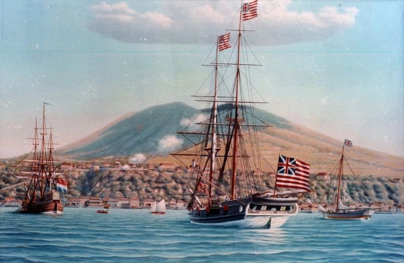 �First Foreign Salute to the American Flag� image. Click for full size.