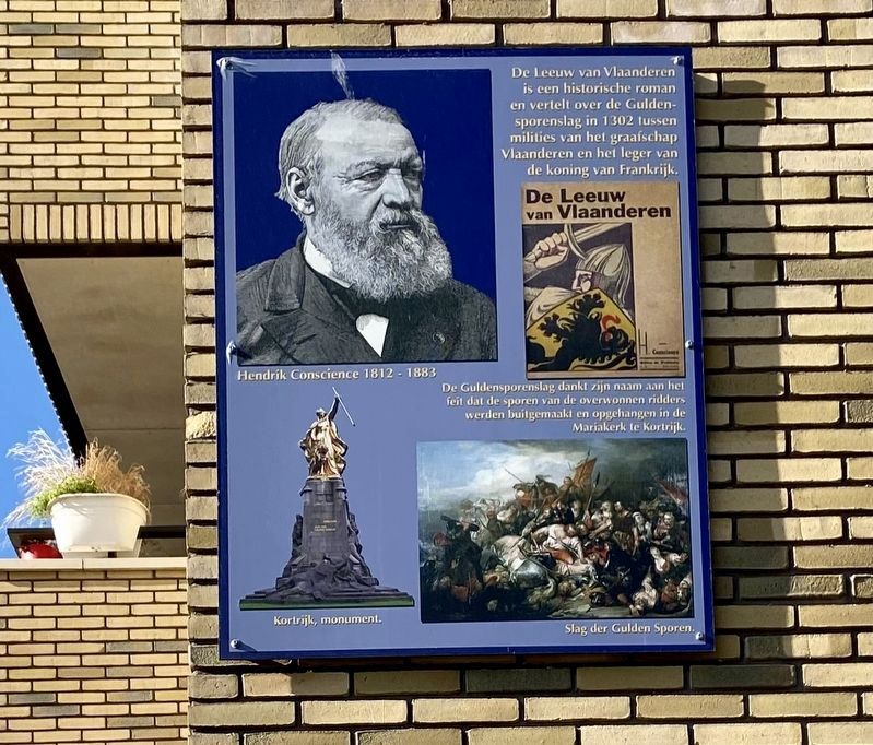 Hendrik Conscience: De Leeuw van Vlaanderen / The Lion from Flanders Marker. Click for full size. Hendrik Conscience: De Leeuw van Vlaanderen / The Lion from Flanders Marker image. Click for full size.