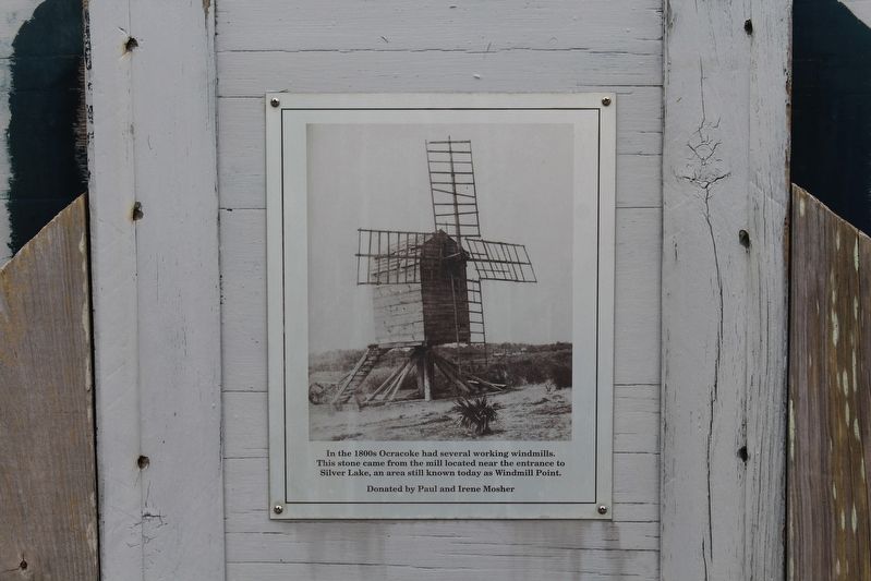 Ocracoke Windmills Marker image. Click for full size.