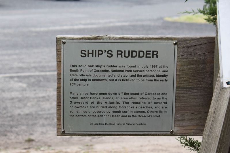 Ship's Rudder Marker image. Click for full size.