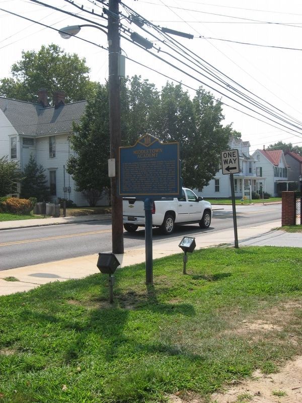 Middletown Academy Marker. Click for full size. Middletown Academy Marker image. Click for full size.