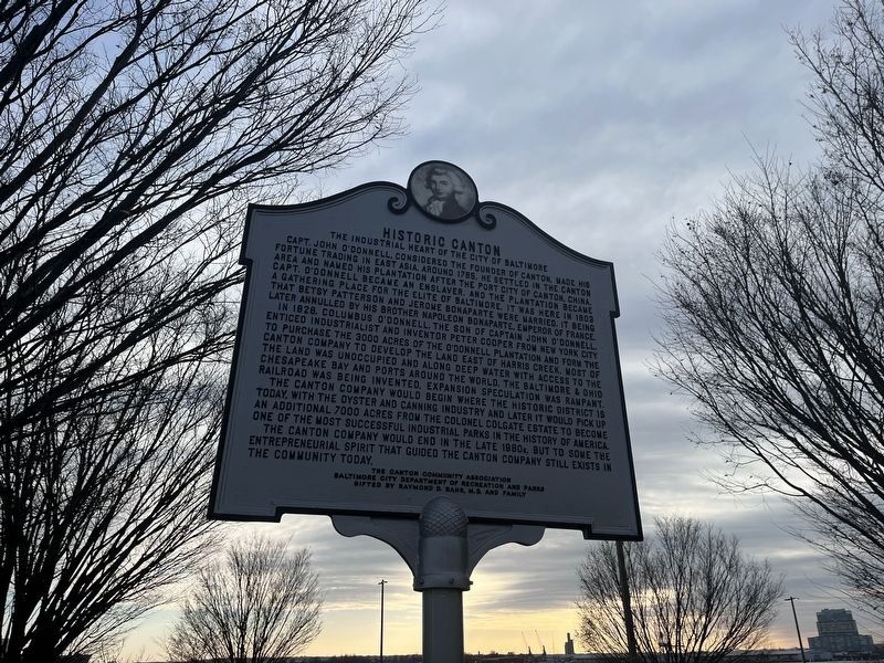 Historic Canton Marker image. Click for full size.