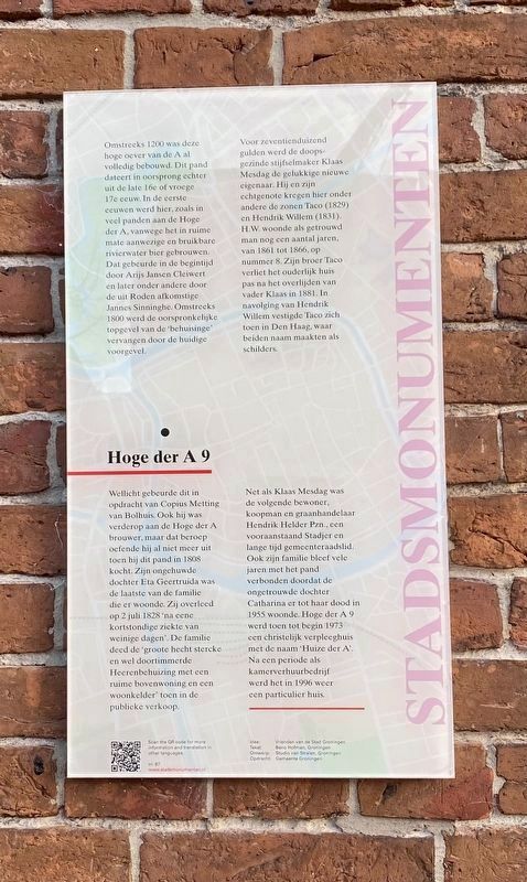 Hoge der A 9. Click for full size. Hoge der A 9 image. Click for full size.