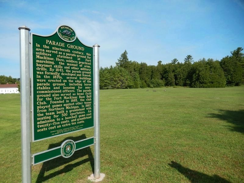Parade Ground Marker image. Click for full size.