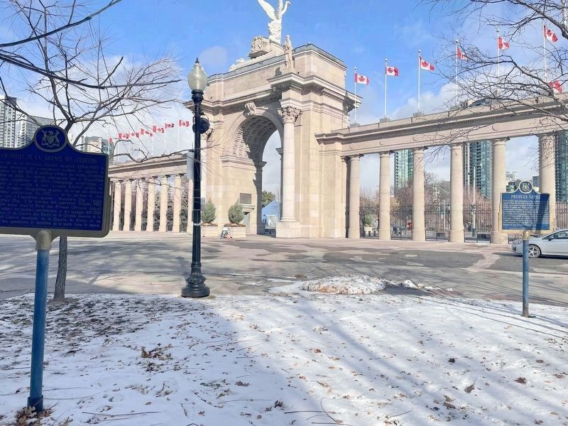 The Princes' Gates Marker image. Click for full size.