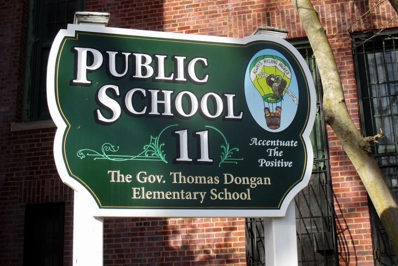Public School 11R sign image. Click for full size.