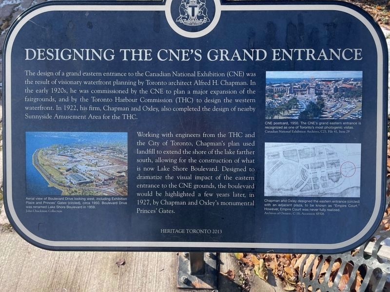 Designing The CNE's Grand Entrance Marker. Click for full size. Designing The CNE's Grand Entrance Marker image. Click for full size.