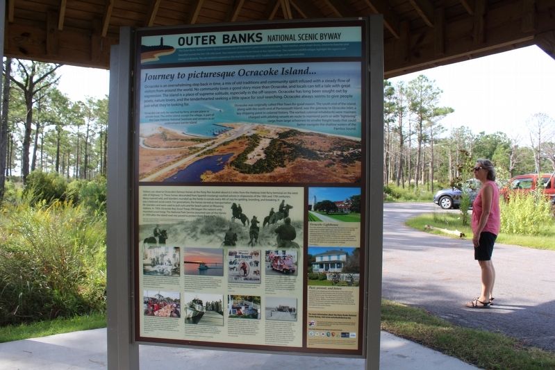 Welcome to picturesque Ocracoke Island… Marker. Click for full size. Welcome to picturesque Ocracoke Island… Marker image. Click for full size.