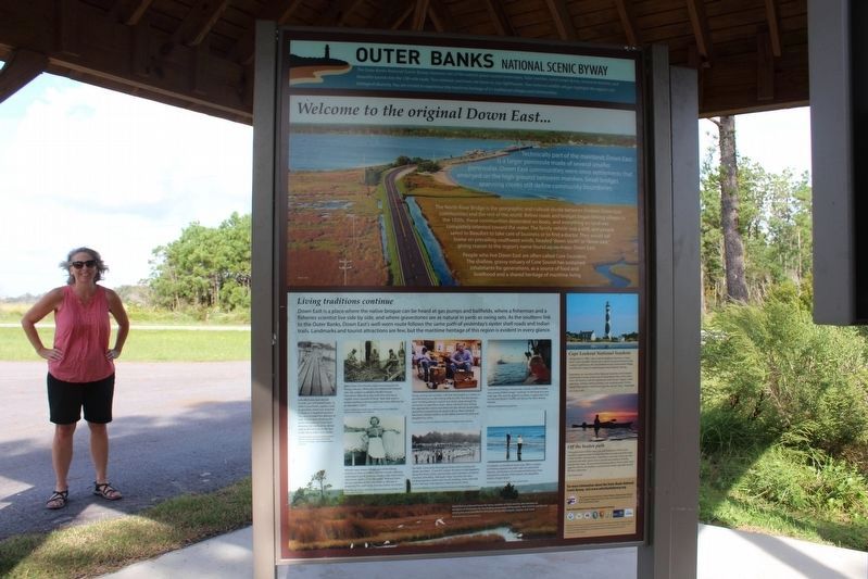 Welcome to the original Down East… Marker. Click for full size. Welcome to the original Down East… Marker image. Click for full size.