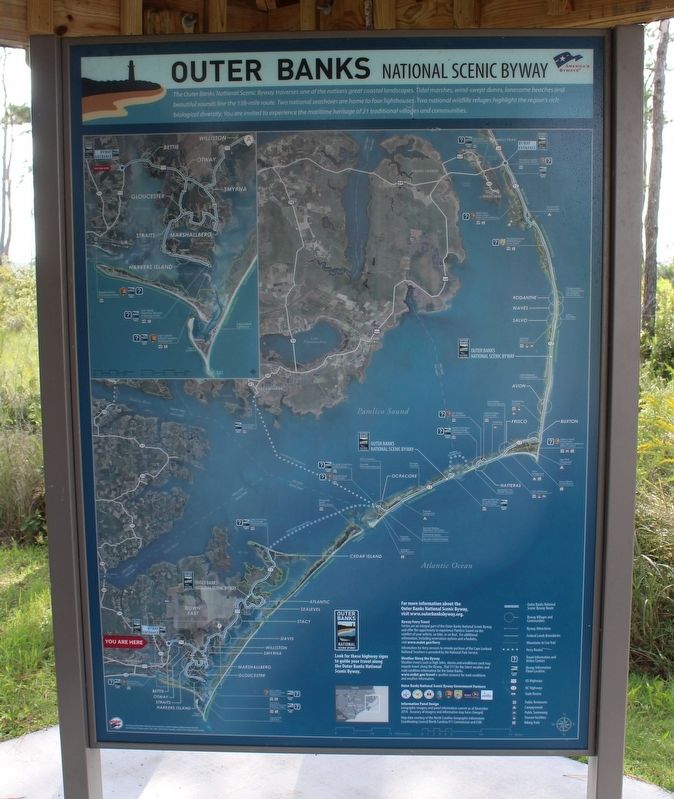 The Outer Banks National Scenic Byway. Click for full size. The Outer Banks National Scenic Byway image. Click for full size.