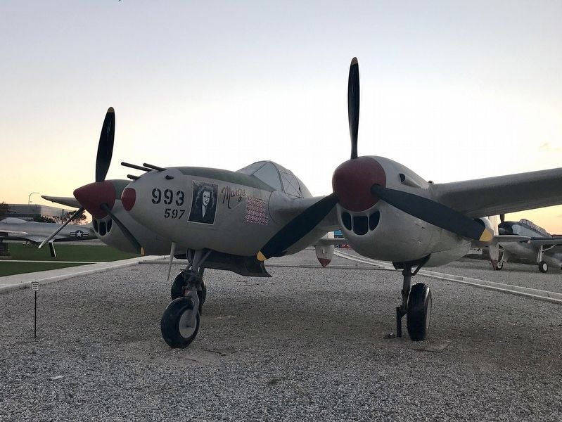 P-38 Lightning replica image. Click for full size.