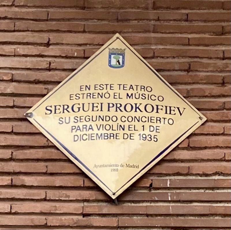 Serguei Prokofiev Marker. Click for full size. Serguei Prokofiev Marker image. Click for full size.