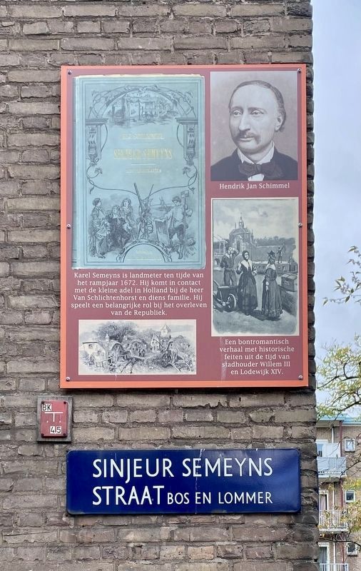 Hendrik Jan Schimmel: Sinjeur Semeyns Marker. Click for full size. Hendrik Jan Schimmel: Sinjeur Semeyns Marker image. Click for full size.