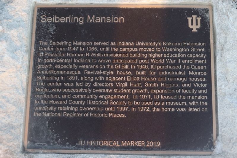 Seiberling Mansion Marker image. Click for full size.