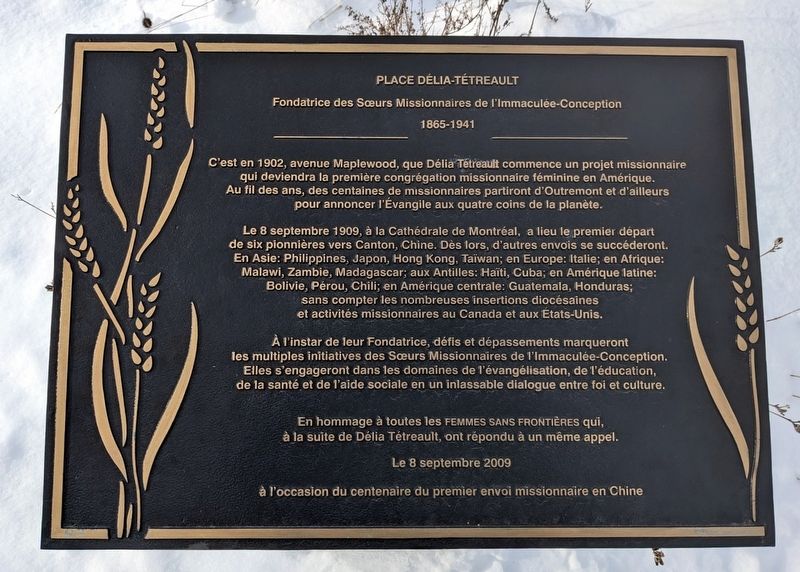 Place Delia-Tetreault Marker. Click for full size. Place Delia-Tetreault Marker image. Click for full size.