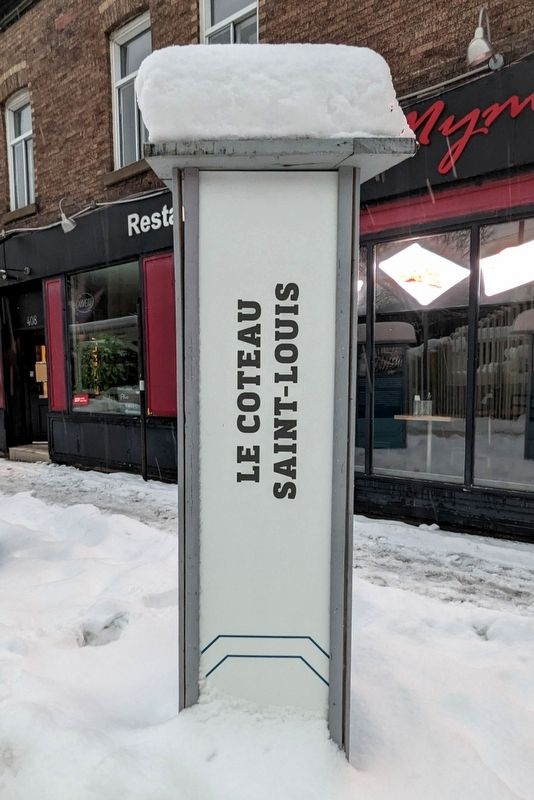Le Coteau Saint-Louis Marker image. Click for full size.