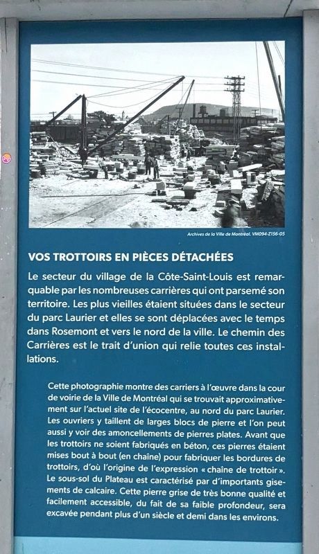 Le Coteau Saint-Louis Marker (panel 2) image. Click for full size.