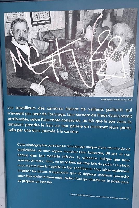 Le Petit Village Des Pieds-Noirs Marker (panel 1). Click for full size. Le Petit Village Des Pieds-Noirs Marker (panel 1) image. Click for full size.