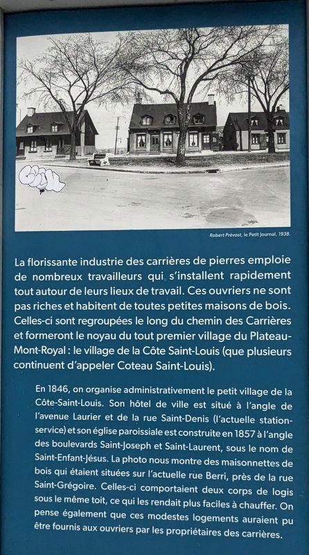 Le Petit Village Des Pieds-Noirs Marker (panel 2) image. Click for full size.