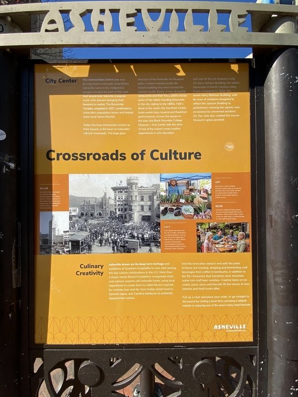 Crossroads of Culture Marker image. Click for full size.