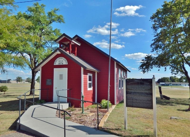 Beloit's Little Red Schoolhouse Marker. Click for full size. Beloit's Little Red Schoolhouse Marker image. Click for full size.