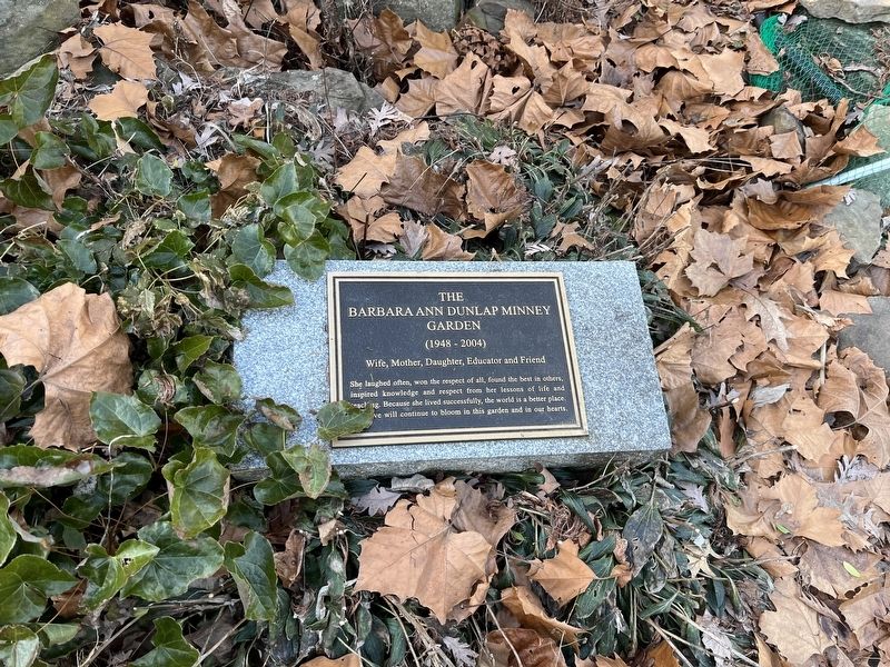 The Barbara Ann Dunlap Minney Garden. Click for full size. The Barbara Ann Dunlap Minney Garden image. Click for full size.