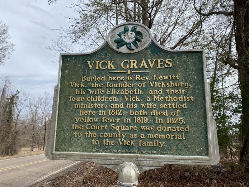 Vick Graves Marker image. Click for full size.