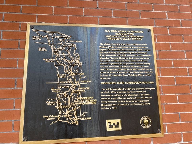 U.S. Army Corps Of Engineers Headquarters Marker. Click for full size. U.S. Army Corps Of Engineers Headquarters Marker image. Click for full size.