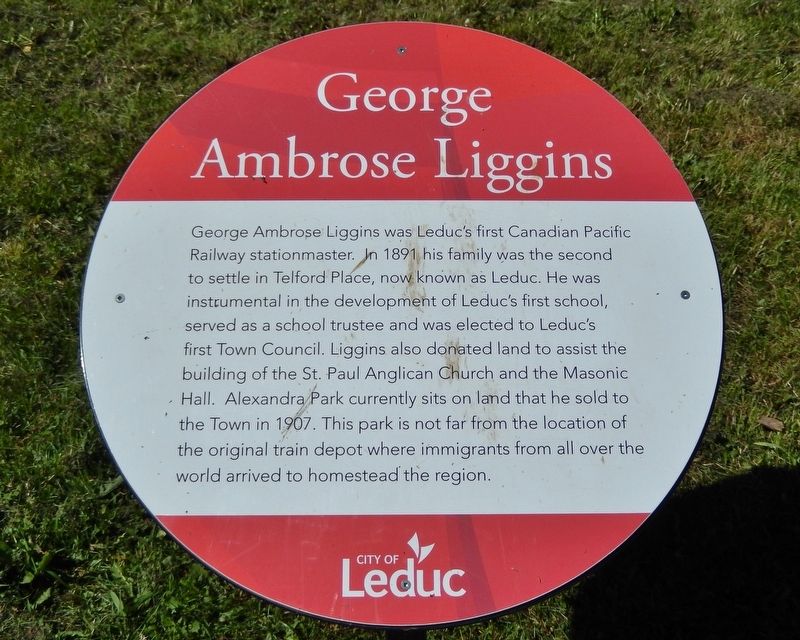 George Ambrose Liggins Marker image. Click for full size.